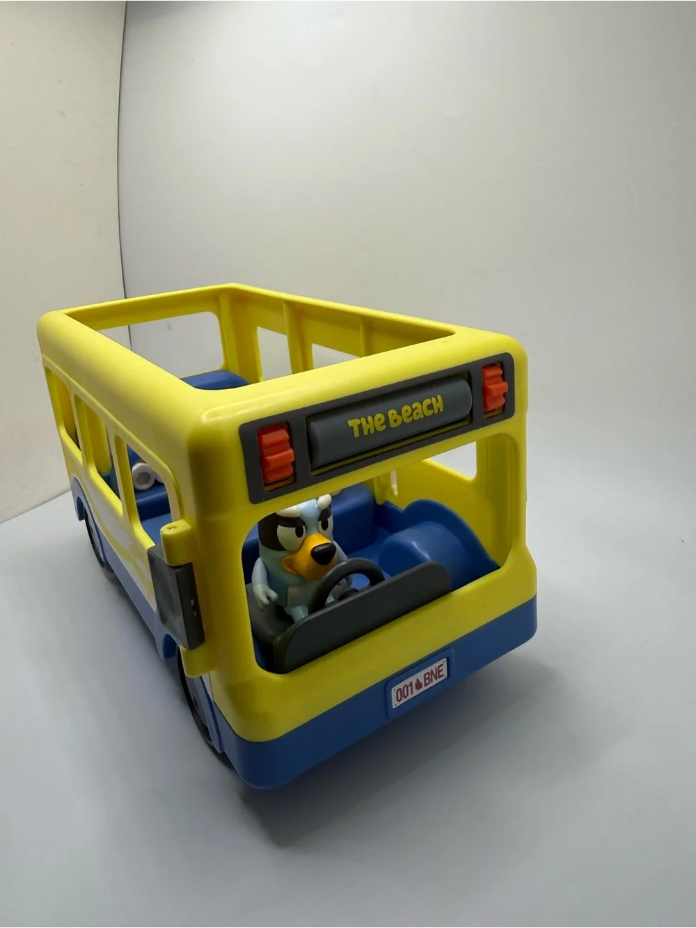 Disney Bluey Yellow Adventure Toy School Bus with Figures